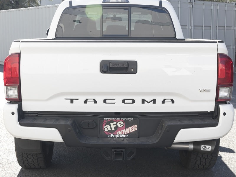 aFe MACH Force-Xp 2-1/2in 304 SS Cat-Back Exhaust w/Black Tips 2016+ Toyota Tacoma L4-2.7L / V6-3.5L aFe Catback AXOPROS