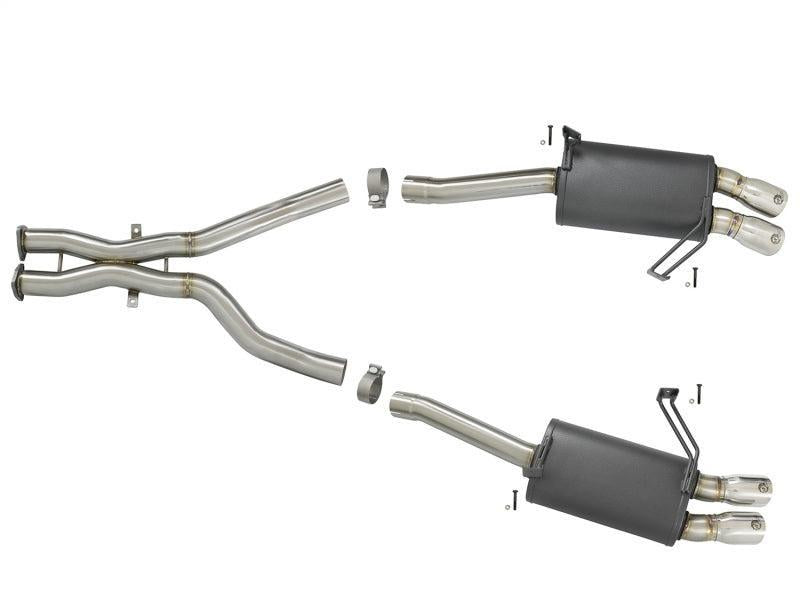 aFe MACH Force-Xp 2-1/2in 304 SS Cat-Back Exhaust w/Polished Tips 05-08 BMW Z4 M Coupe (E86) L6 3.2L aFe Catback AXOPROS