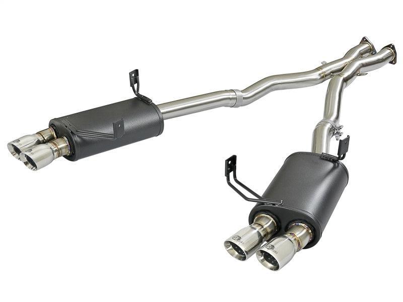 aFe MACH Force-Xp 2-1/2in 304 SS Cat-Back Exhaust w/Polished Tips 05-08 BMW Z4 M Coupe (E86) L6 3.2L aFe Catback AXOPROS