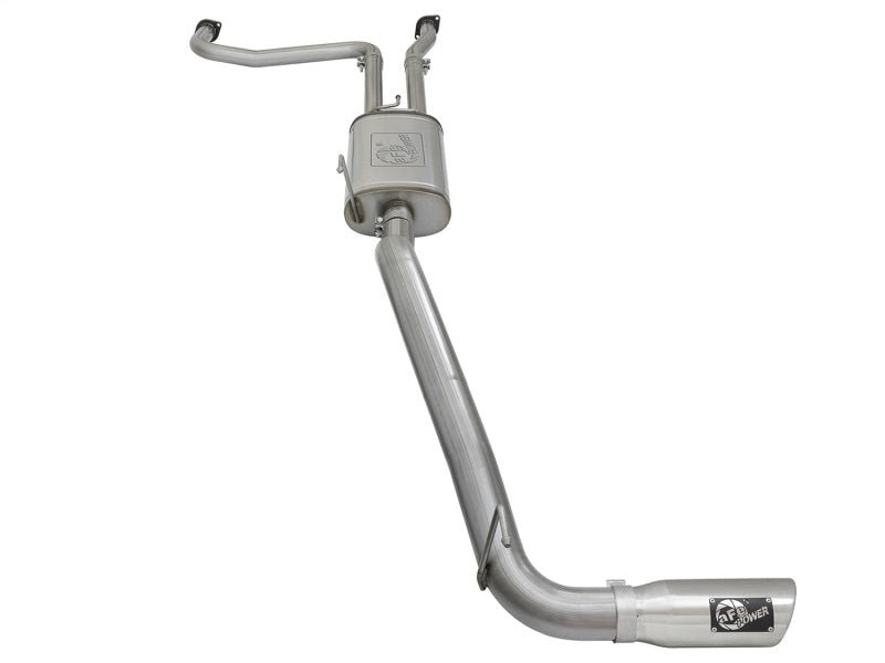 aFe MACH Force-Xp 2-1/2in Cat-Back Exhaust System w/ Polished Tip 16-17 Nissan Titan XD V8 5.6L aFe Catback AXOPROS