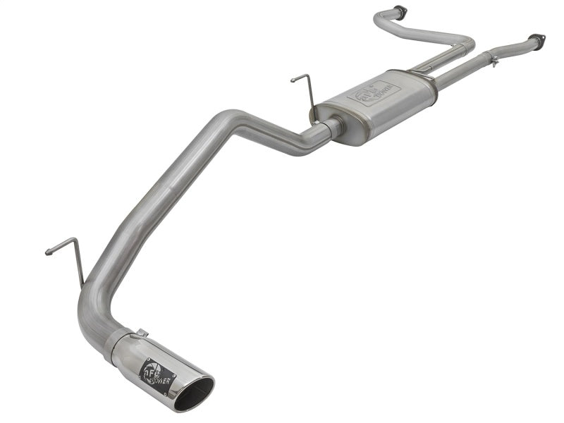 aFe MACH Force-Xp 2-1/2in Cat-Back Exhaust System w/ Polished Tip 16-17 Nissan Titan XD V8 5.6L aFe Catback AXOPROS