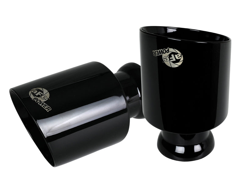 aFe MACH Force-XP 4-1/2in Black OE Replacement Exhaust Tips - 15-19 Dodge Charger/Hellcat aFe Tips  AXOPROS