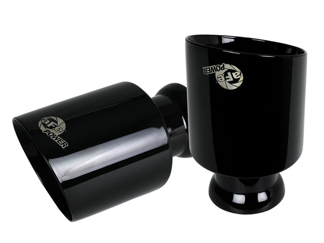 aFe MACH Force-XP 4-1/2in Black OE Replacement Exhaust Tips - 15-19 Dodge Charger/Hellcat aFe Tips  AXOPROS