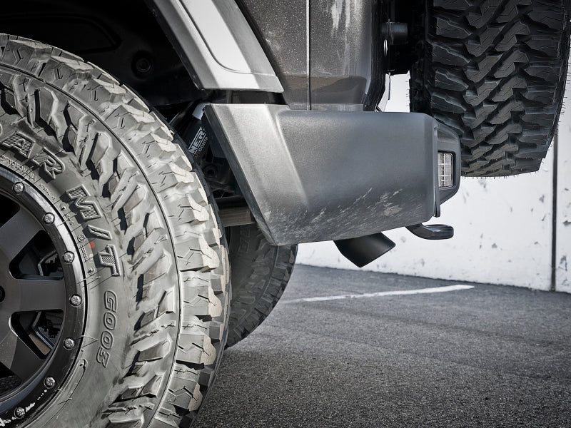 aFe MACH Force-Xp Axle-Back Exhaust System w/Black Tip 18-20 Jeep Wrangler L4-2.0T / V6-3.6L aFe Axle Back AXOPROS