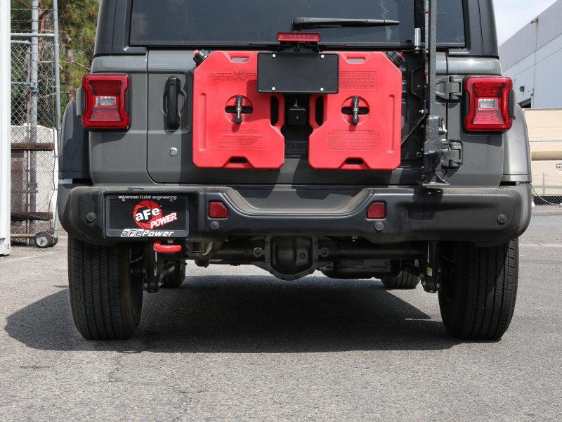 aFe MACH Force-Xp Axle-Back Exhaust System w/NoTip 18-20 Jeep Wrangler L4-2.0T / V6-3.6L aFe Axle Back AXOPROS