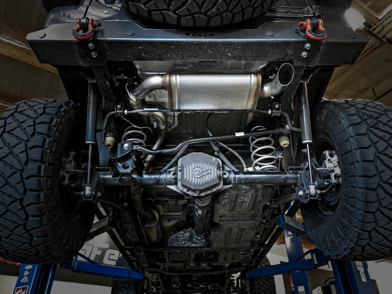 aFe MACH Force-Xp Hi-Tuck 3in 409 SS 18-20 Jeep Wrangler JL 2.0/3.6 Axle-Back Exhaust aFe Axle Back AXOPROS