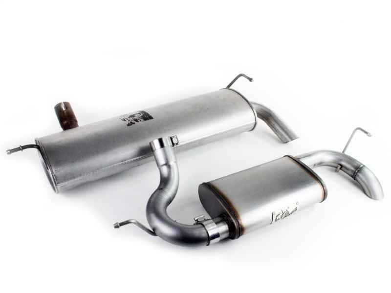 aFe MACHForce XP 07-17 Jeep Wrangler V6-3.6/3.8L 409 SS 2.5in Axle-Back Exhaust aFe Axle Back AXOPROS
