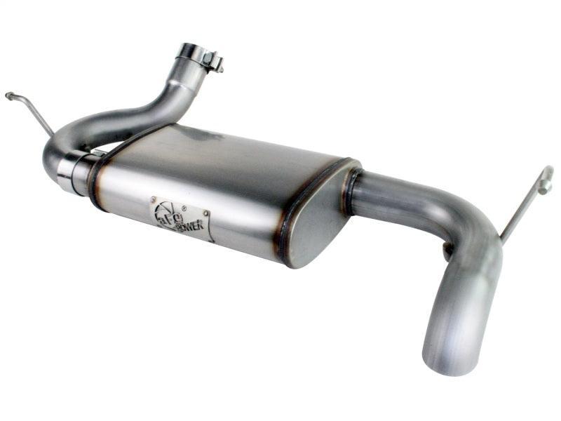 aFe MACHForce XP 07-17 Jeep Wrangler V6-3.6/3.8L 409 SS 2.5in Axle-Back Exhaust aFe Axle Back AXOPROS