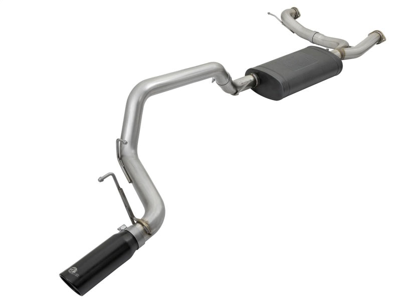 aFe MACHForce XP 3in 304 SS Cat-Back Exhausts w/ Black Tips 10-17 Nissan Patrol (Y62) V8-5.6L aFe Catback AXOPROS