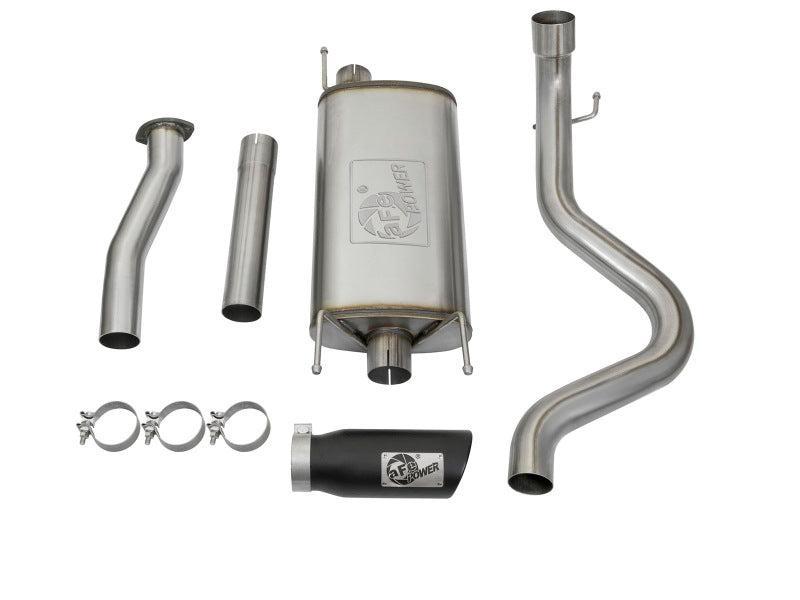 aFe MACHForce XP Cat-Back SS w/Black Tips 16 Toyota Tacoma V6-3.5L aFe Catback AXOPROS
