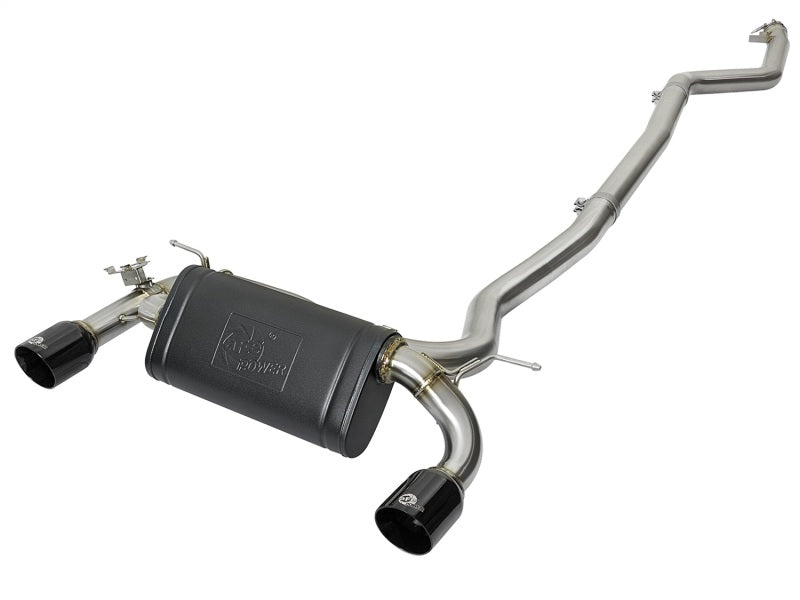 aFe MACHForce XP Exhausts Cat-Back SS 16-17 BMW 340i/iX 440i/iX (F3X) L6-3.0L (B58) w/Black Tips aFe Catback AXOPROS