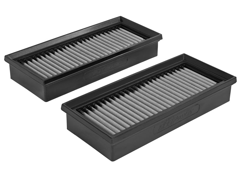 aFe Magnum FLOW Pro DRY S OE Replacement Filter 15-19 Mercedes C63 AMG 4.0L TT (Pair) aFe Air Filters - Universal Fit AXOPROS