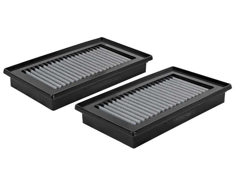 aFe Magnum FLOW Pro DRY S OE Replacement Filter (Pair) 14-19 Infiniti Q50 V6 3.5L/3.7L aFe Air Filters - Direct Fit AXOPROS