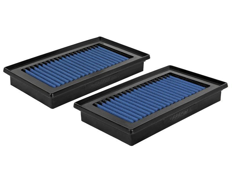 aFe MagnumFLOW OE Replacement Air Filter w/ Pro 5R Media (Pair) 14-19 Infiniti Q50 V6-3.5L/3.7L aFe Air Filters - Drop In AXOPROS