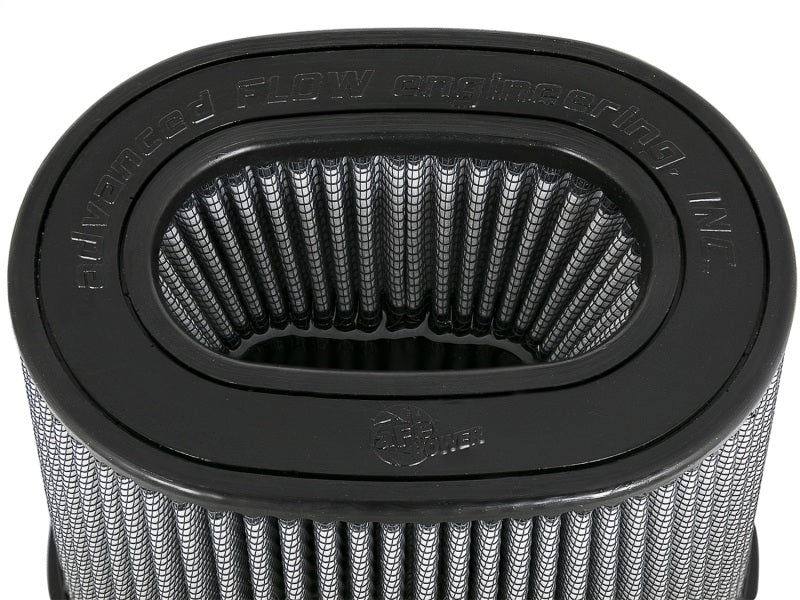 aFe MagnumFLOW Pro DRY S Replacement Filter F-(7x4.75) B-(9x7) Inverted x T-(7.25x5) Inverted x H-8 aFe Air Filters - Universal Fit  AXOPROS
