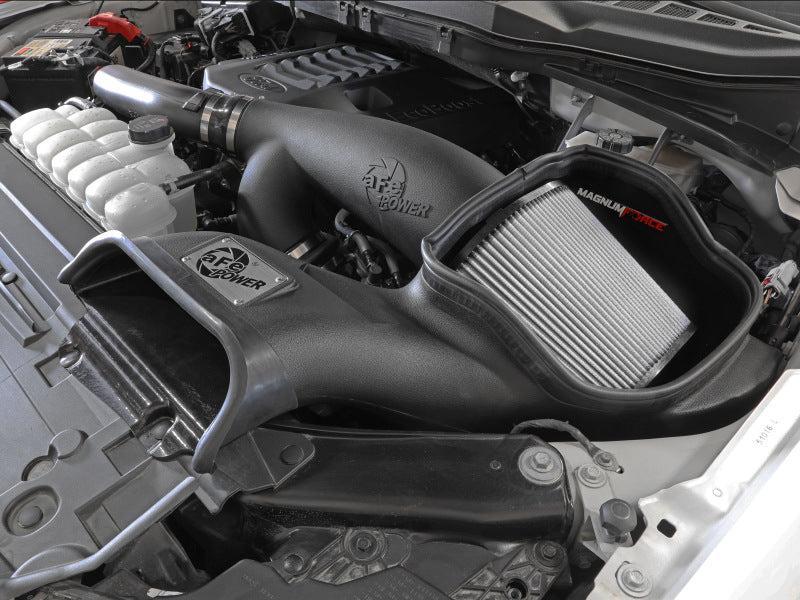 aFe MagnumFORCE Intake Stage-2 Pro DRY S 2021 Ford F-150 V6-3.5L (tt) aFe Cold Air Intakes AXOPROS