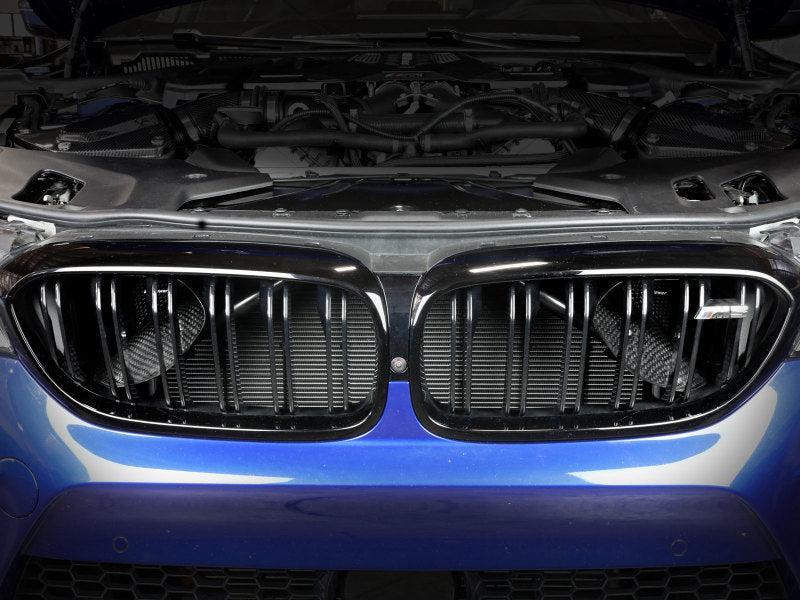 aFe Momentum Black Series Carbon Fiber Dynamic Air Scoop - BMW M5 (F90) 18-19 aFe Air Intake Components  AXOPROS