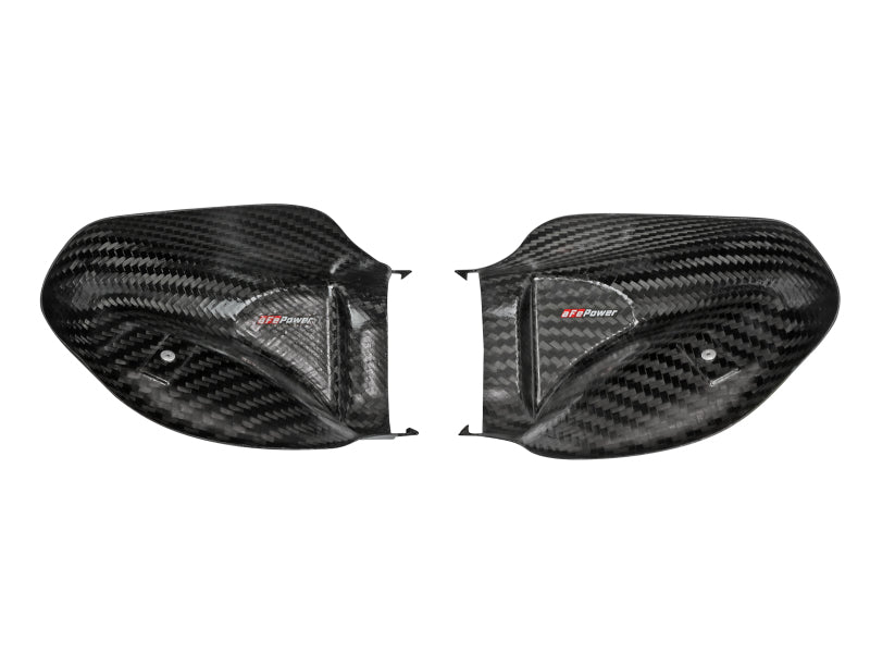aFe Momentum Black Series Carbon Fiber Dynamic Air Scoop - BMW M5 (F90) 18-19 aFe Air Intake Components  AXOPROS