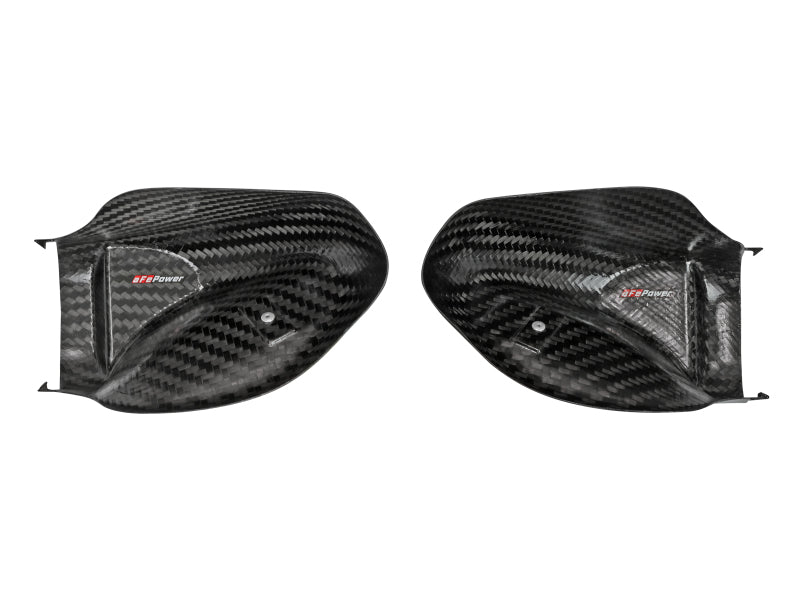 aFe Momentum Black Series Carbon Fiber Dynamic Air Scoop - BMW M5 (F90) 18-19 aFe Air Intake Components  AXOPROS