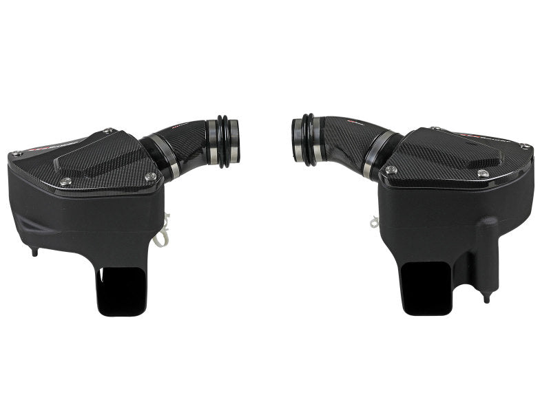 aFe Momentum Black Series Carbon Fiber Pro 5R Air Intake System BMW M5 (F90) 18-19 aFe Cold Air Intakes AXOPROS