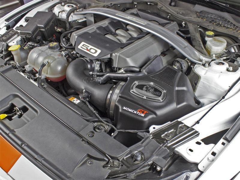 aFe Momentum GT Pro Dry S Intake System 2015 Ford Mustang GT V8-5.0L aFe Cold Air Intakes AXOPROS