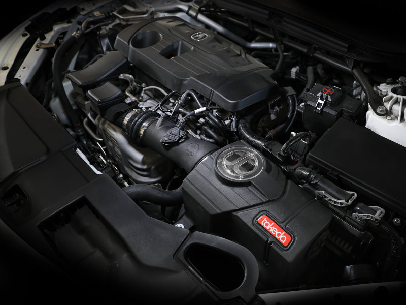 AFE Momentum Intake System w/ Pro Dry S Filter 2021+ Acura TLX aFe Cold Air Intakes AXOPROS