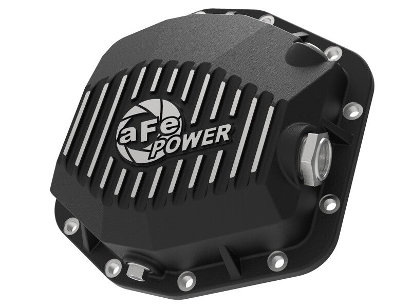 aFe POWER 2021 Ford Bronco w/ Dana M220 Differential Cover Black Street Series w/ Machined Fins aFe Diff Covers  AXOPROS