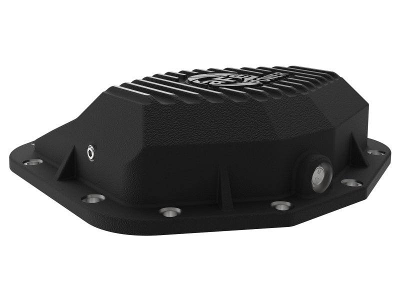 aFe POWER 21-22 Ram 1500 TRX Hemi V8 6.2L (sc) PRO Series Rear Differential Cover Black w/ Machined aFe Diff Covers  AXOPROS