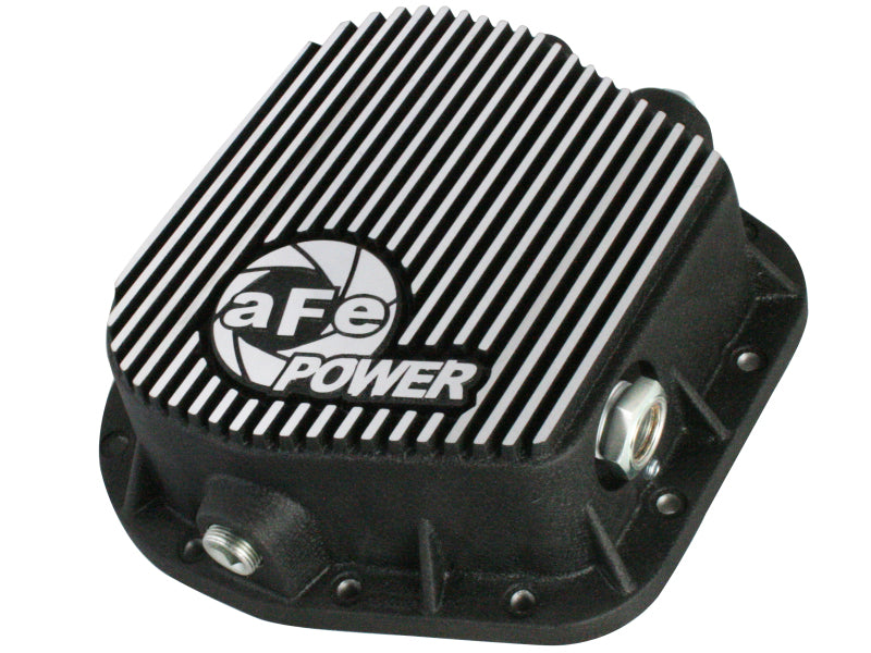 aFe Power Rear Differential Cover (Machined) 12 Bolt 9.75in 11-13 Ford F-150 EcoBoost V6 3.5L (TT) aFe Diff Covers  AXOPROS