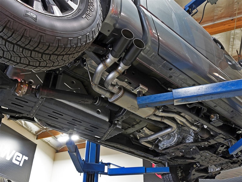 aFe POWER Rebel Series 2-1/2in 409 SS Cat Back Exhaust w/ Black Tips 16-17 Nissan Titan V8 5.6L aFe Catback AXOPROS