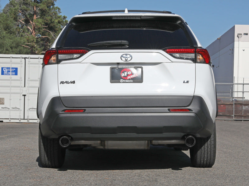 aFe POWER Takeda 19-21 Toyota RAV4 L4-2.5L 304SS CB Exhaust w/ Black Tips aFe Catback AXOPROS