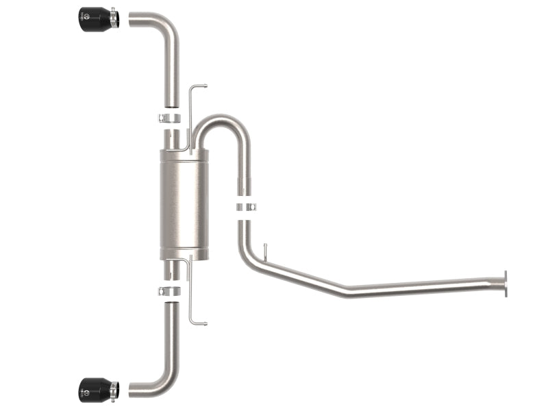 aFe POWER Takeda 19-21 Toyota RAV4 L4-2.5L 304SS CB Exhaust w/ Black Tips aFe Catback AXOPROS