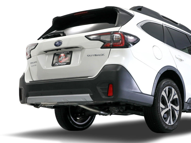 aFe POWER Takeda 20-23 Subaru Outback H4-2.5L 2-1/2in 304 Stainless Steel Cat-Back Exhaust System aFe Catback AXOPROS