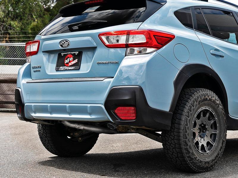 aFe POWER Takeda 2.5in 304 SS Cat-Back Exhaust System Subaru Crosstrek 18-19 H4-2.0L aFe Catback AXOPROS