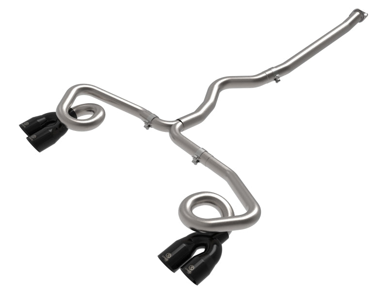 aFe POWER Takeda 3in to 2-1/2in 304 SS Cat-Back Exhaust w/ Black Tips 22-23 Subaru WRX H4-2.4L (t) aFe Catback AXOPROS