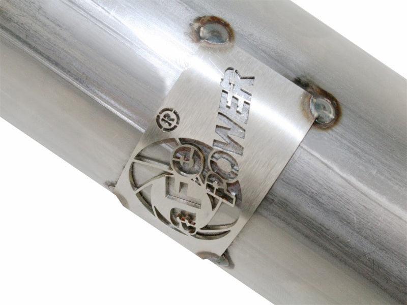 aFe Power Twisted Steel Loop Delete D/P Aluminized Steel 12-18 Jeep Wrangler (JK) V6 3.6L aFe Downpipes AXOPROS