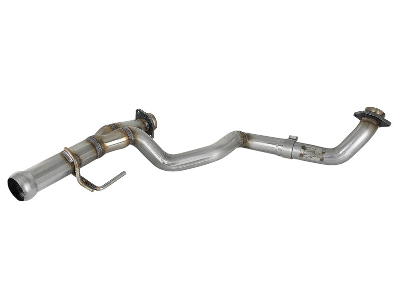aFe POWER Twisted Steel Y-Pipe 2-1/4in 409 SS Exhaust System 2018 Jeep Wrangler (JL) V6-3.6L aFe X Pipes AXOPROS