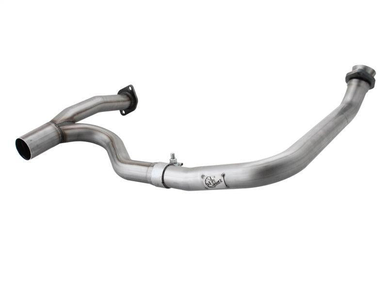 aFe Power Twisted Steel Y-Pipe Stainless Steel 2.5in 12-14 Jeep Wrangler V6 3.6L aFe Headers & Manifolds AXOPROS