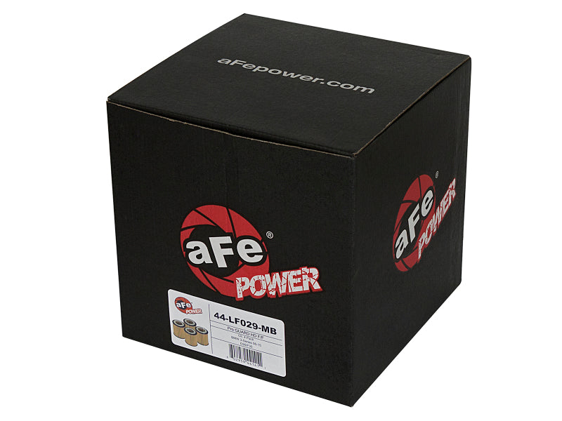 aFe Pro GUARD D2 Oil Filter 06-19 BMW Gas Cars L6-3.0T N54/55 - 4 Pack aFe Oil Filters  AXOPROS