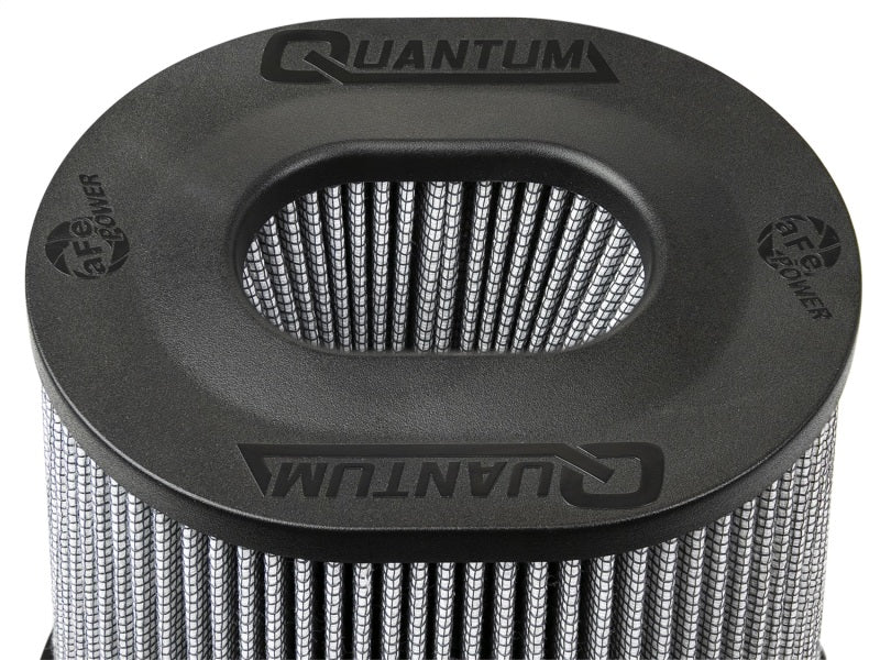 aFe Quantum Pro DRY S Air Filter Inverted Top - 5in Flange x 8in Height - Dry PDS aFe Cold Air Intakes AXOPROS