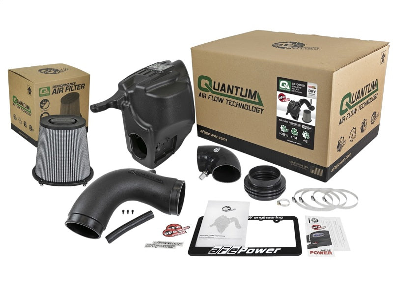 aFe Quantum Pro DRY S Cold Air Intake System 13-18 Dodge Cummins L6-6.7L - Dry aFe Cold Air Intakes AXOPROS