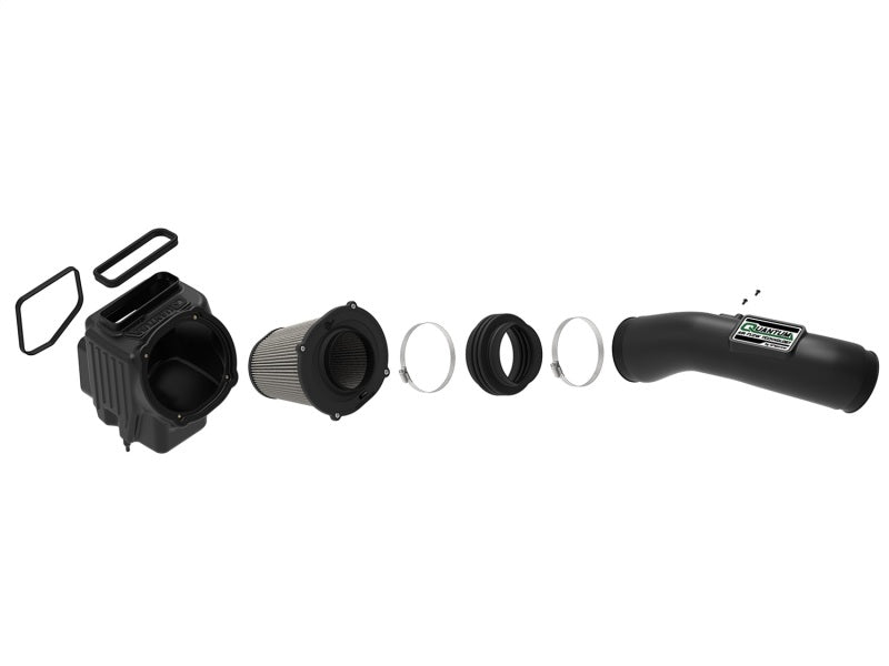 aFe Quantum Pro DRY S Cold Air Intake System 17-18 GM/Chevy Duramax V8-6.6L L5P - Dry aFe Cold Air Intakes AXOPROS