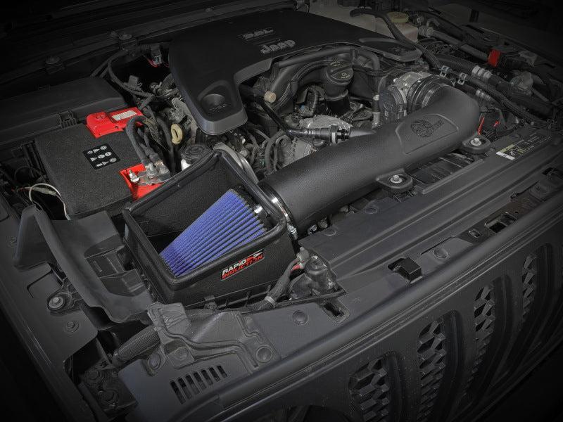 aFe Rapid Induction Pro 5R Cold Air Intake System 18-21 Jeep Wrangler(JL)/Gladiator(JT) 3.6L aFe Cold Air Intakes AXOPROS