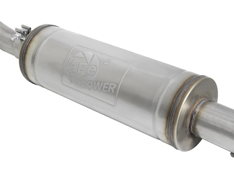 aFe Rock Basher 3in 409 SS Cat-Back Turn-Down Exhaust 12-18 Jeep Wrangler (JK) V6 3.6L/ 07-11 3.8L aFe Catback AXOPROS