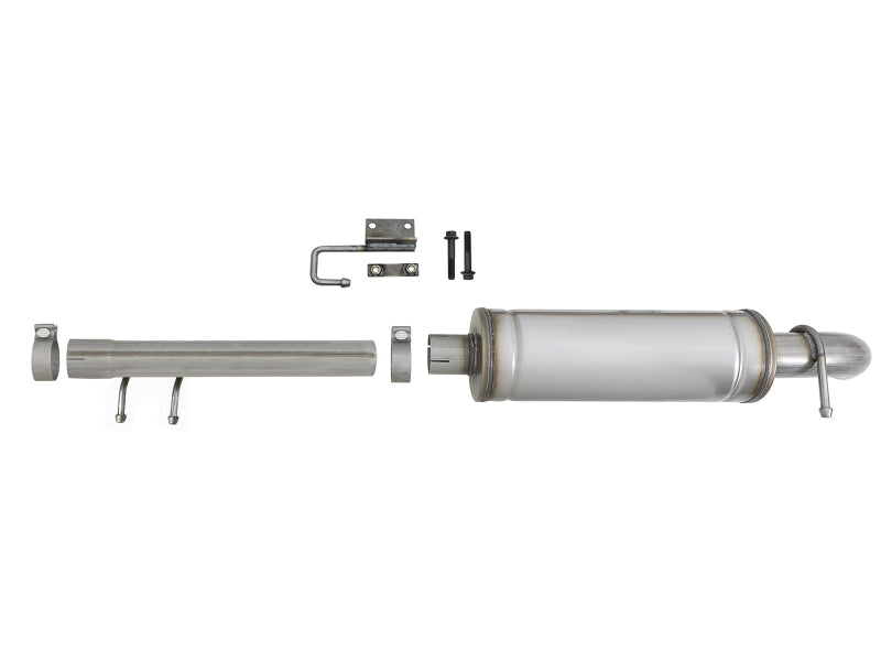 aFe Rock Basher 3in 409 SS Cat-Back Turn-Down Exhaust 12-18 Jeep Wrangler (JK) V6 3.6L/ 07-11 3.8L aFe Catback AXOPROS