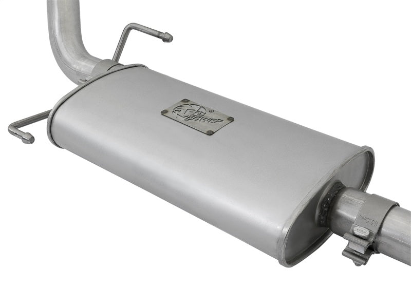 aFe Scorpion 2-1/2in Alum Steel Cat-Back Exhaust w/ Polished Tips 07-17 Toyota FJ Cruiser V6 4.0L aFe X Pipes AXOPROS
