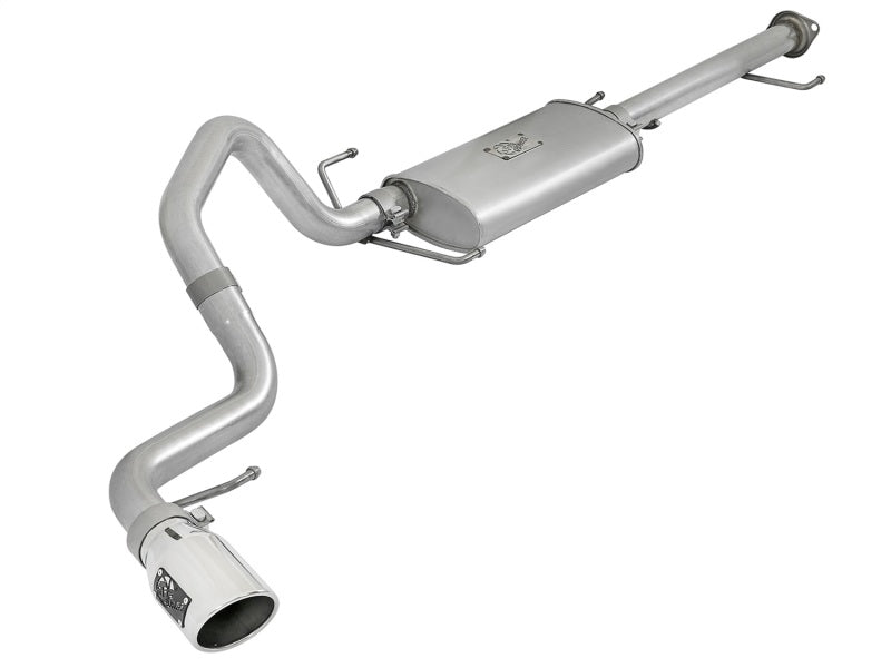 aFe Scorpion 2-1/2in Alum Steel Cat-Back Exhaust w/ Polished Tips 07-17 Toyota FJ Cruiser V6 4.0L aFe X Pipes AXOPROS