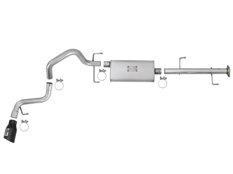 aFe Scorpion 2-1/2in Aluminized Steel Cat-Back Exhaust w/ Black Tips 07-17 Toyota FJ Cruiser V6 4.0L aFe Catback AXOPROS