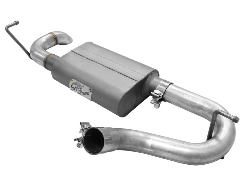 aFe Scorpion Exhaust System Axle Back Aluminized Hi-Tuck 07-17 Jeep Wrangler JK V6 3.6/3.8L aFe Axle Back AXOPROS