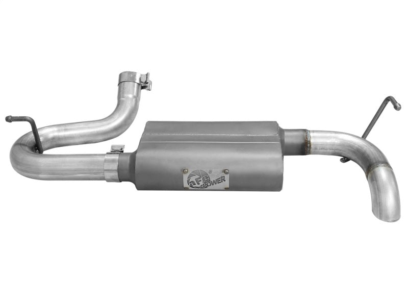 aFe Scorpion Exhaust System Axle Back Aluminized Hi-Tuck 07-17 Jeep Wrangler JK V6 3.6/3.8L aFe Axle Back AXOPROS